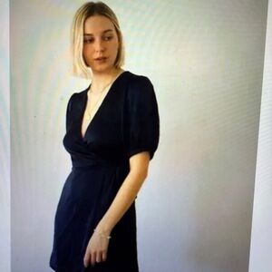 Wilfred Dark Blue Mini Dress